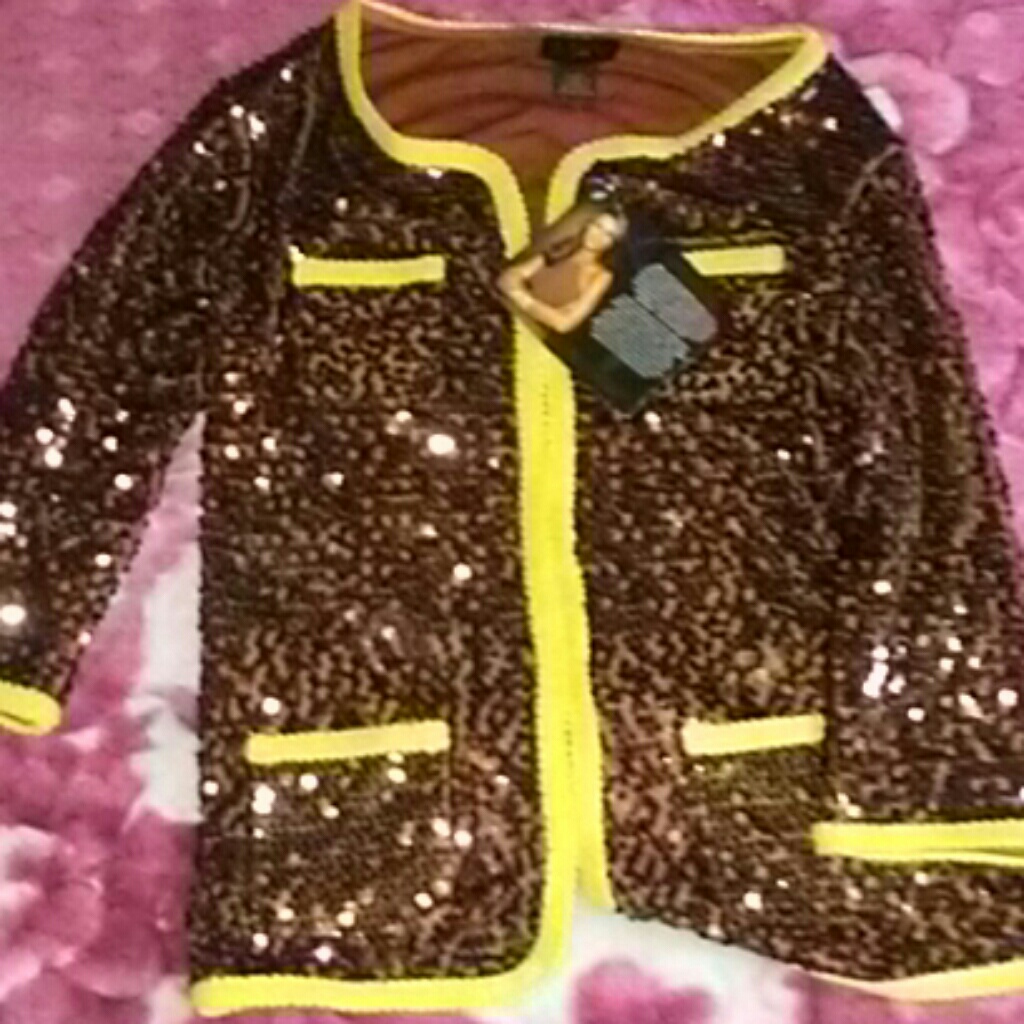Iman Sequin Coat